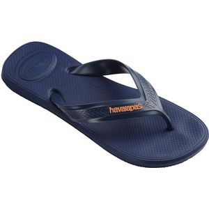 Havaianas Heren Top Max Comfort Flip-Flop, Marineblauw, 4.5/5 UK, Donkerblauw, 4.5/5 UK