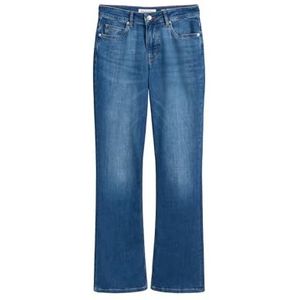 Marc OPolo damesjeans met stretchaandeel flared fit, beige, 26W / 32L