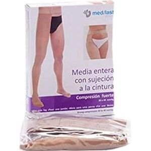 MEDIALAST Kousen, zwart, dames, Zwart/Wit, M