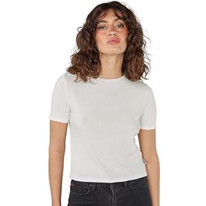 Lee Cooper Carla T-shirt voor dames, wit, normaal