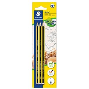 Staedtler 120-1BK3DA potlood Noris B, 3 ST, blisterkaart