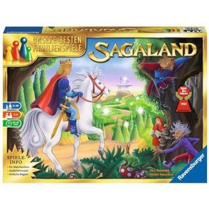 Ravensburger Familiespel Sagaland, bordspel voor kinderen en volwassenen, 2-6 spelers vanaf 6 jaar, spel van het jaar: een magisch familiespel door de sprookjeswereld