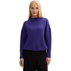TOM TAILOR Sweatshirt voor dames, 36518 - Cosmic Violet, XL