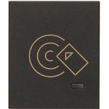 Vimar 30812.G - Kaartlezer - Zwart - NFC/RFID-smartcard - Bluetooth 5.0