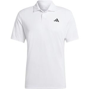 adidas Heren Polo Shirt (Short Sleeve) Club Polo, Wit, HS3277, S