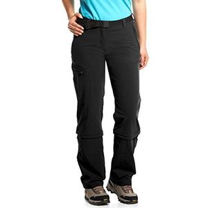 Maier Sports wandelbroek Arolla voor dames, afritsbare outdoorbroek, ademende trekkingbroek met afneembare broekspijpen