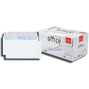 ELCO 74532.12 Office envelop C5/6 DL+ (229 x 114mm), FSC-papier 80 g/m², zelklevent met Kleefstrip, in box 200 stuks wit