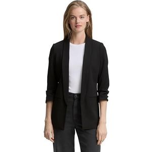 TOM TAILOR Denim Damesblazer, 14482 - Deep Black, L