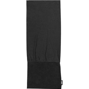 M-Wave unisex - Volwassenen Black Fleece hals/hoofddoek, zwart, 24x70 cm