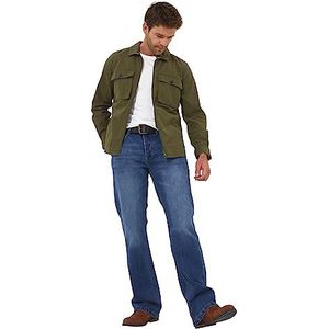 Joe Browns Heren Vintage blauwe denim bootcut jeans, blauw, W34/L32, Vintage Blauw, 34W / 32L