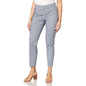 Atelier GARDEUR dames zene broek, blauw (donkerblauw/wit 65)., 46W
