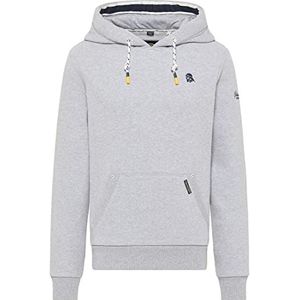 yuka Heren hoodie 36613735-YU01, lichtgrijs melange, XL, lichtgrijs, gemêleerd, XL