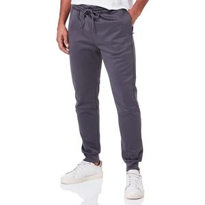 Champion Legacy Authentic Pants-Script Logo Storm Fleece Rib Cuff Trainingsbroek voor heren, Grigio Grafite Melange, L