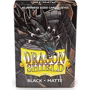 Dragon Shield ART11102 Black (60) Nein Matte Japanese Size Sleeves 60pk