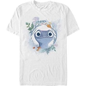 Disney Frozen Two - Watercolor Salamander Unisex Crew neck T-Shirt White XL