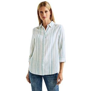 Cecil Gestreepte hemdblouse voor dames, Adriatic Blue., M