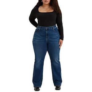 Levi's dames Jeans Plus Size 725™ High Rise Bootcut, Blue Wave Dark Plus, 22 L