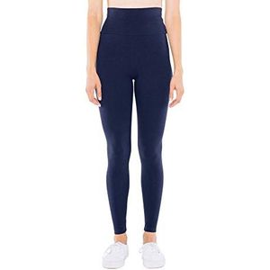 American Apparel Dames katoenen spandex jersey hoge taille legging, marineblauw, M