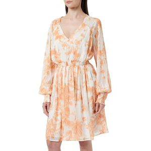 EYOTA Midi-jurk voor dames, oranje, M