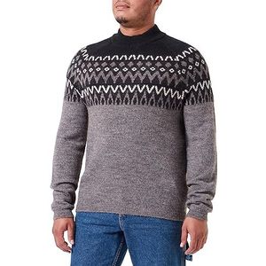 Casual Friday Trui  aardetinten / donkergrijs / wit