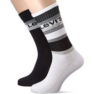 Levi's heren Levis Regular Cut Stripe Blocks 2p sokken (2-pack)