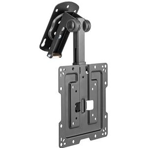 Conecto Plafondbeugel voor televisie, geschikt voor 19-43 inch, inklapbaar, in hoogte verstelbaar, draaibaar, kantelbaar, tot VESA 200x200, zwart