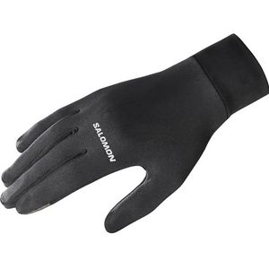 Salomon Cross Warm Unisex Handschoenen, Gemak, Ademende warmte, Algemeen slim ontwerp, Diep Zwart, L