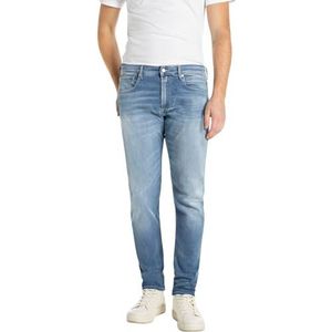 REPLAY Willbi Regular Slim Fit Jeans voor heren, 009, medium blue., 34W / 34L