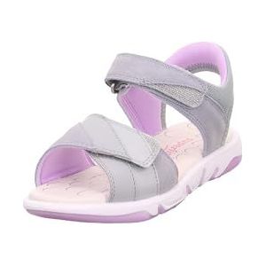 Superfit Pebbles Sandalen voor meisjes, lichtgrijs paars 2500, 26 EU Weit