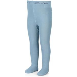 Sterntaler Jongens Geribbeld patroon panty, grijsblauw, 68