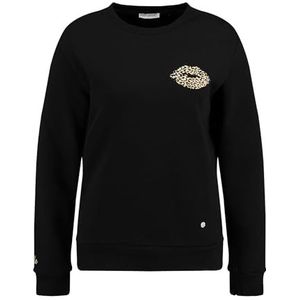 KEYLARGO Kiss Round sweatshirt voor dames, zwart (1100), XL