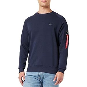 ALPHA INDUSTRIES X-fit sweatshirt met capuchon, ondoorzichtig, blauw (rep. blue), XL