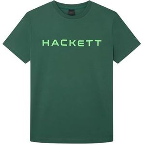 Hackett London Essential T-shirt voor heren, Groen (Groen/Grijs), M