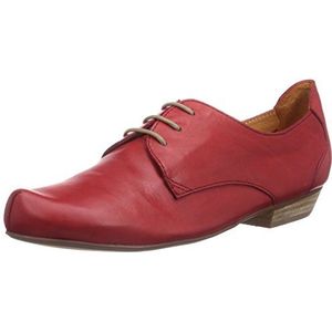 Everybody 950555 Dames Derby veterschoenen, Rode Rode Vlam, 42 EU