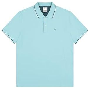 Champion Legacy-poloshirt voor heren met logo op de borst, Blauw (Bs184), XS