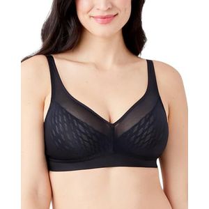 Wacoal Women's Elevated Allure Wirefree Bra, Black, 38DDD