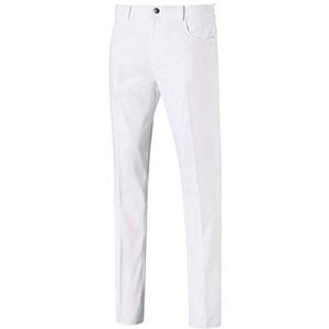 PUMA Herren Hose Jackpot 5 Pocket Pant, Bright White, W36/L36, 577975