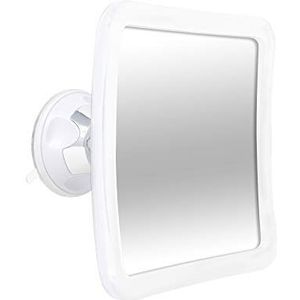 Spiegel draaibaar, 7-voudig, wit, 15 x 15 cm
