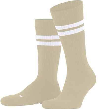 FALKE Dynamic gedessineerd katoen sokken unisex beige - maat 42-43