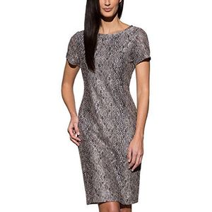 APART Fashion Dames A-lijn jurk kanten jurk, knielang, meerkleurig (multicolor), 34 NL