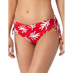 Schiesser Bikinibroekje voor dames, Midi bikini-onderstukken, rood, XL