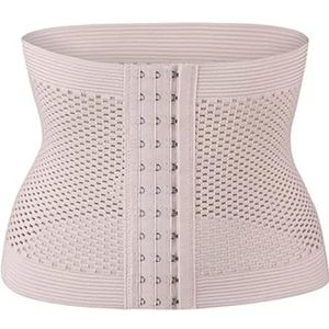 Fitness sweatpak wit drie-breasted navel vrouwen postpartum reparatie wit-S