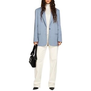 Sisley Damesjas, Light Blue Pinstripe 902, 38