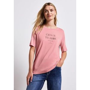 Street One - Dames Shirt - Roze - Katoen-Modalmix