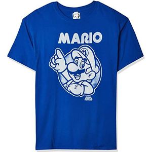 Nintendo So Mario T-shirt voor heren, Koninklijk, L