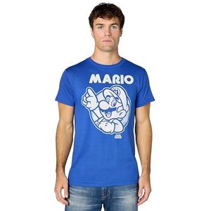 Nintendo So Mario T-shirt voor heren, Koninklijk, L