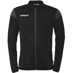 uhlsport Voetbal Squad 27 Classic Jacket Unisex trainingsjack sportjack sweatshirt zonder capuchon met zakken met ritssluiting