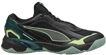 PUMA Solarstrike 4 handbalschoenen heren, Groen/Zwart, Maat 44