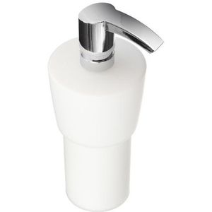 Keuco 02753019000 City.2 lotiondispenser echt kristalglas gematteerd met pomp zonder houder, ca. 250 ml