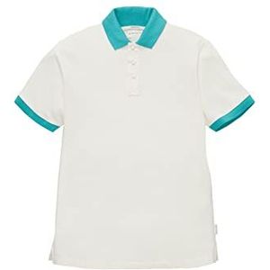 TOM TAILOR Basic poloshirt voor jongens en kinderen, 12906 - Wool White, 128 cm